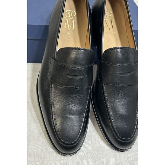NEW! 3DM Lifestyle Black Calfskin Leather Loafer UK 12 US 13-13.5 Men Dress Shoe main image 15